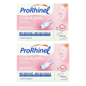 Prorhinel Embouts Jetables pour Mouche Bébé 2x20