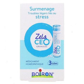 Zelaceo Granules Surmenage Stress Boiron - 3 tubes