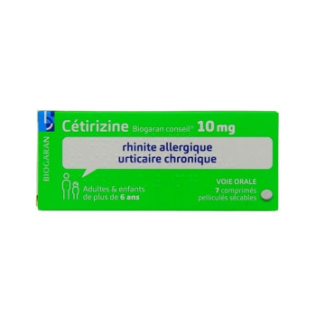 Cetirizine Biogaran 10mg 7cpr