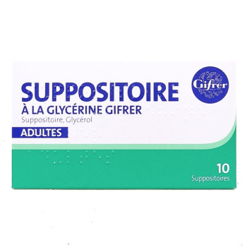 Suppositoire à la glycérine x10 Gifrer