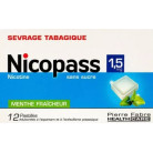 Nicopass 1,5mg x12 menthe fraîcheur