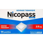 Nicopass 2,5mg x96 Menthe Fraîcheur