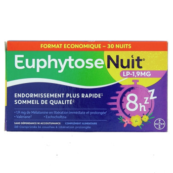 Euphytose Nuit LP 1,9mg x30cpr bi-couches Bayer