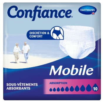 Confiance Mobile Sous-vêtements Absorbants 10G Hartmann
