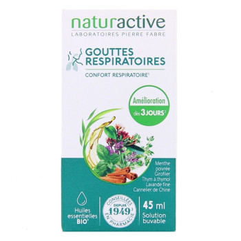 Gouttes Respiratoires 45ml Naturactive