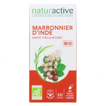 Marronnier d'Inde Bio x60 gélules végétales Naturactive