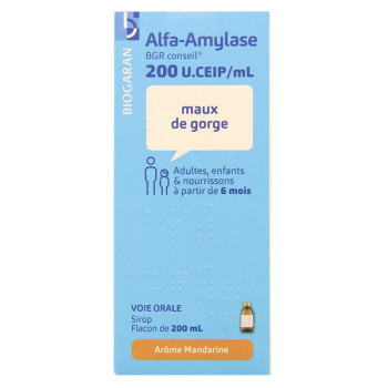 Alfa-amylase Sirop 200ml Biogaran