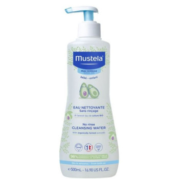 Eau nettoyante sans rinçage 500ml Mustela