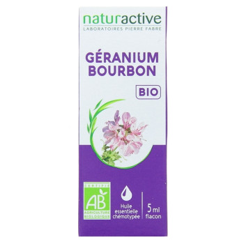 Huile Essentielle Géranium Bourbon Bio 5ml Naturactive