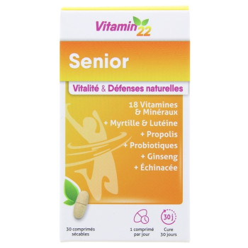 Senior x30cpr sécables Vitamin'22