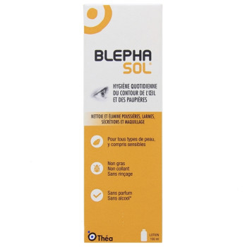 BlephaSol Lotion Micellaire Oeil & Paupières 100ml Théa