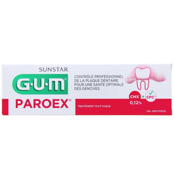 Dentifrice Paroex 0,12% 75ml Gum