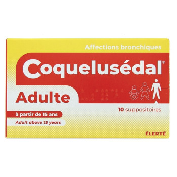 Coquelusedal Suppositoire adulte x10