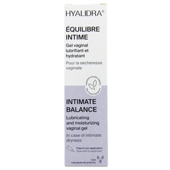 Hyalidra Gel Vaginal Lubrifiant Hydratant 30ml CCD