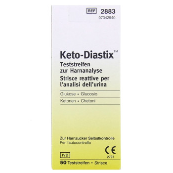 Ketodiastix 50 bandelettes