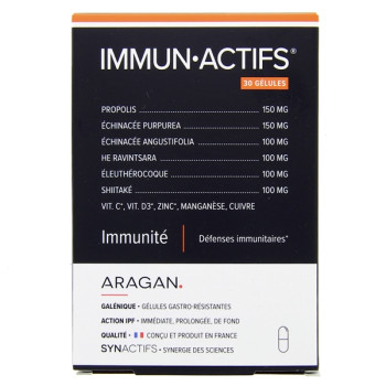 Synactifs ImmuniActifs x30 gélules Aragan