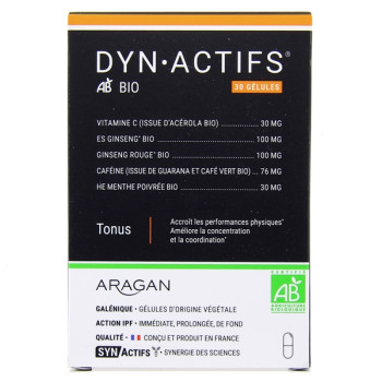 Synactifs DynActifs Bio x30 gélules Aragan