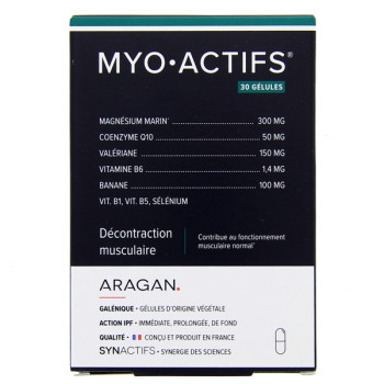 Synactifs MyoActifs x30 gélules Aragan
