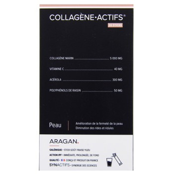 Synactifs CollagèneActifs x20 sticks Aragan