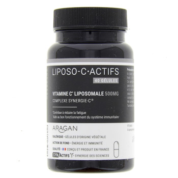 Synactifs Liposo-C Actifs x40 gélules Aragan