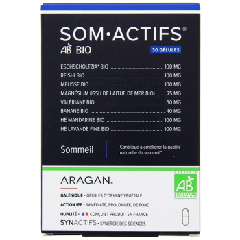 Synactifs SomActif Bio x30 gélules Aragan