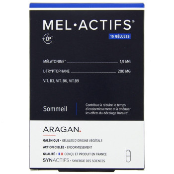 Synactifs MelActif x15 gélules Aragan