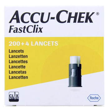 Accu-Chek Fastclix x204 lancettes