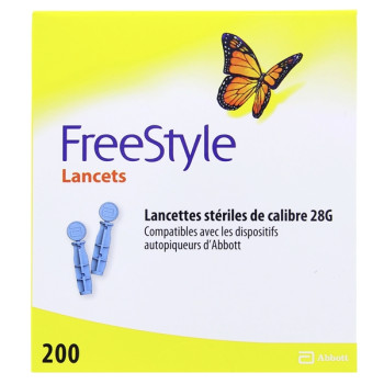 Freestyle Papillon x200 lancettes