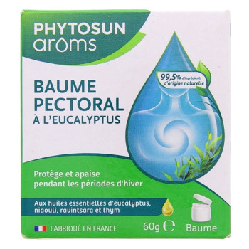 Baume Pectoral Eucalyptus 60g Phytosun Arôms