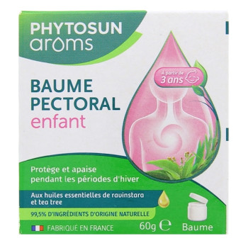 Baume Pectoral Enfant 60g Phytosun Arôms
