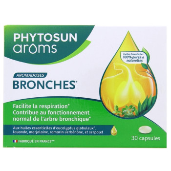 Aromadoses Bronches x30 capsules Phytosun Arôms