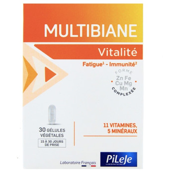 Multibiane Vitalité x30 gélules Pileje
