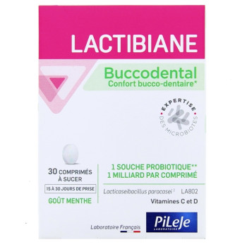 Lactibiane Buccodental x30cpr à sucer Pileje