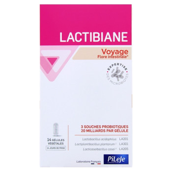 Lactibiane Voyage x14 gélules végétales Pileje
