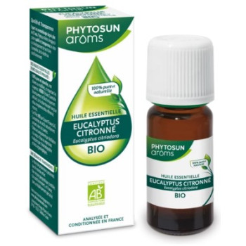 Huile Essentielle Eucalyptus Citronné Bio 10ml Phytosun Arôms