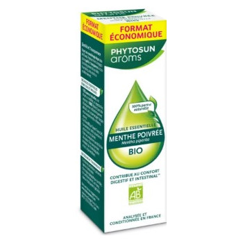 Huile Essentielle Menthe Poivrée Bio 30ml Phytosun Arôms