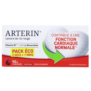 Arterin Levure de Riz Rouge 2,9mg x90cpr