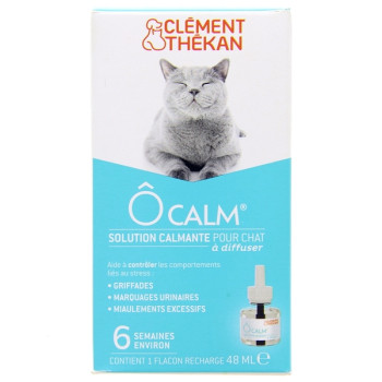 Ôcalm Recharge Solution Calmante Chat 48ml Clément Thékan