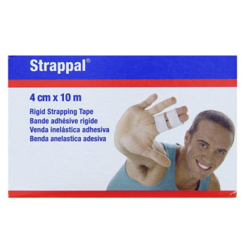 Strappal Bande de Contention Adhésive Rigide 4cmx10m