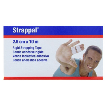 Strappal Bande de Contention Adhésive Rigide 2,5cmx10m