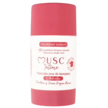 Déodorant Naturel Sweet Litchi Stick 50g Musc Intime