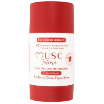Déodorant Naturel Rose Mystik Stick 50g Musc Intime