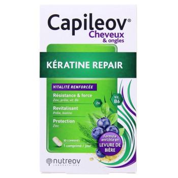 Capileov Cheveux & Ongles Kératine Repair x30cpr Nutreov