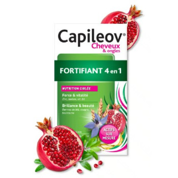 Capileov Cheveux & Ongles Fortifiant 4en1 x30 gélules Nutreov