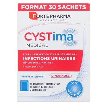 Cystima Médical Infections Urinaires x30 sachets Forté Pharma