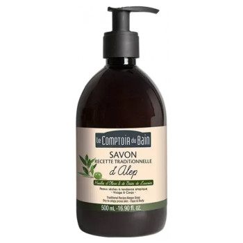 Savon Liquide D'Alep 500ml Le comptoir du bain