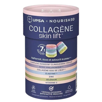 Gummies 7 en 1 Collagène Skin Lift x30 UPSA x Nourished
