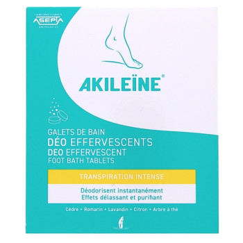 Galets de Bain Déo Effervescents x7 Akileïne