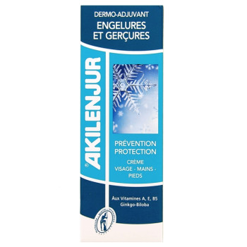 Akilenjur Crème Engelures et Gerçures Visage Mains Pieds 75ml