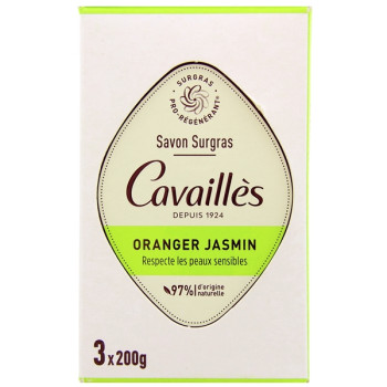 Savon Surgras Oranger Jasmin 3x200g Cavaillès